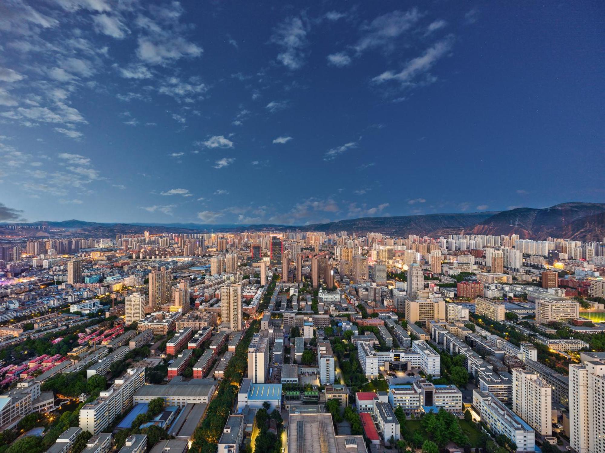 Hilton Lanzhou City Center Buitenkant foto